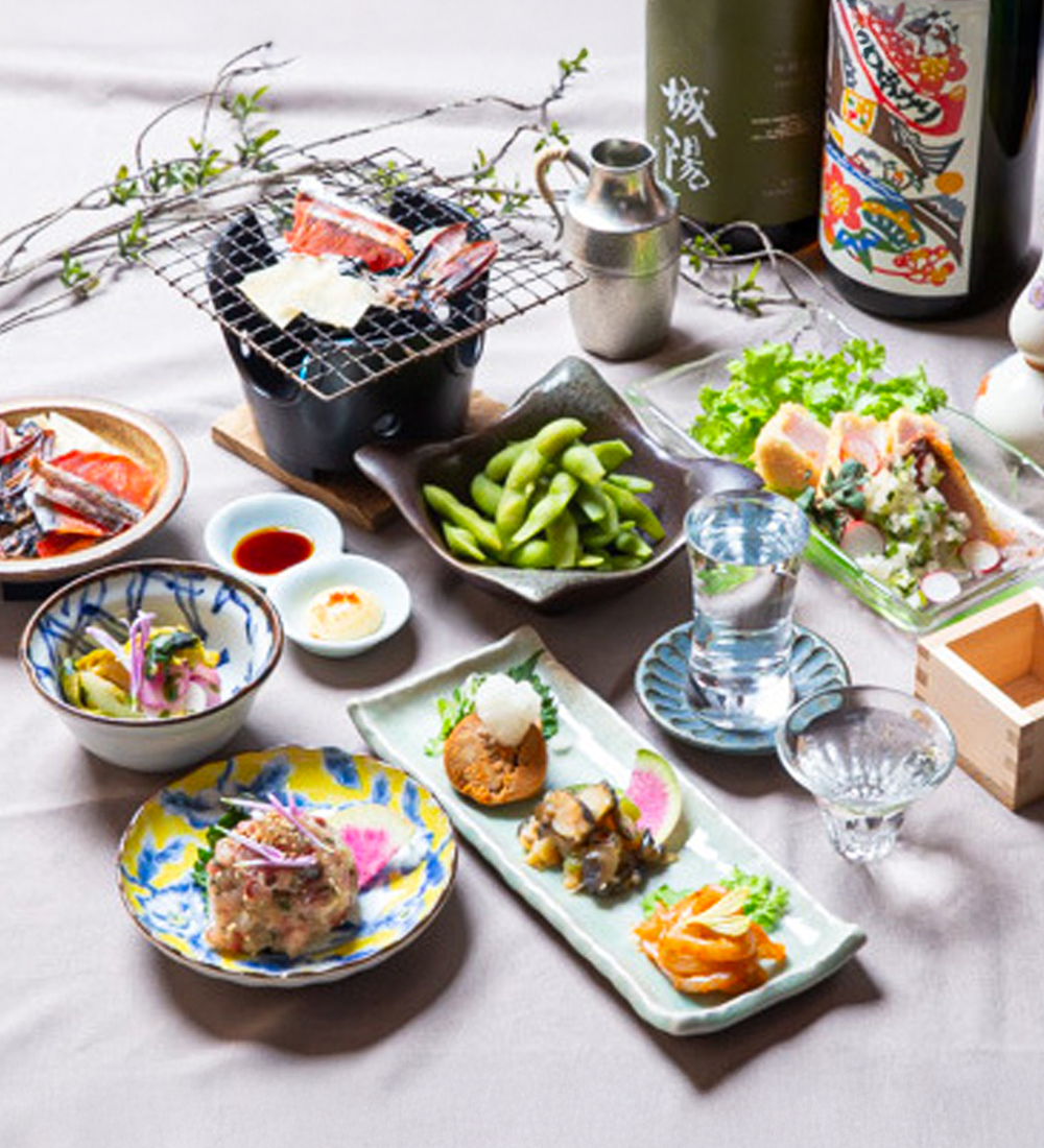 コース料理の写真例